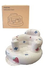 Ghế hơi tập ngồi cho bé hình dâu tây (full box, kèm gel và miếng vá)