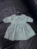Váy caro Gingham Mothercare màu xanh (size: 6→9m) - Ảnh 5