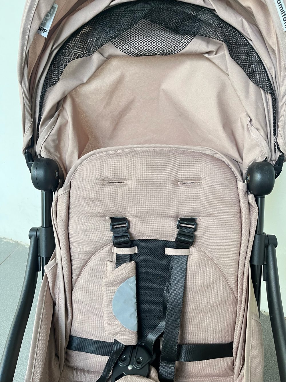 Xe đẩy gấp gọn Hamilton X1 plus màu nâu ánh hồng ( size: sơ sinh -> 20kg) - Ảnh 9