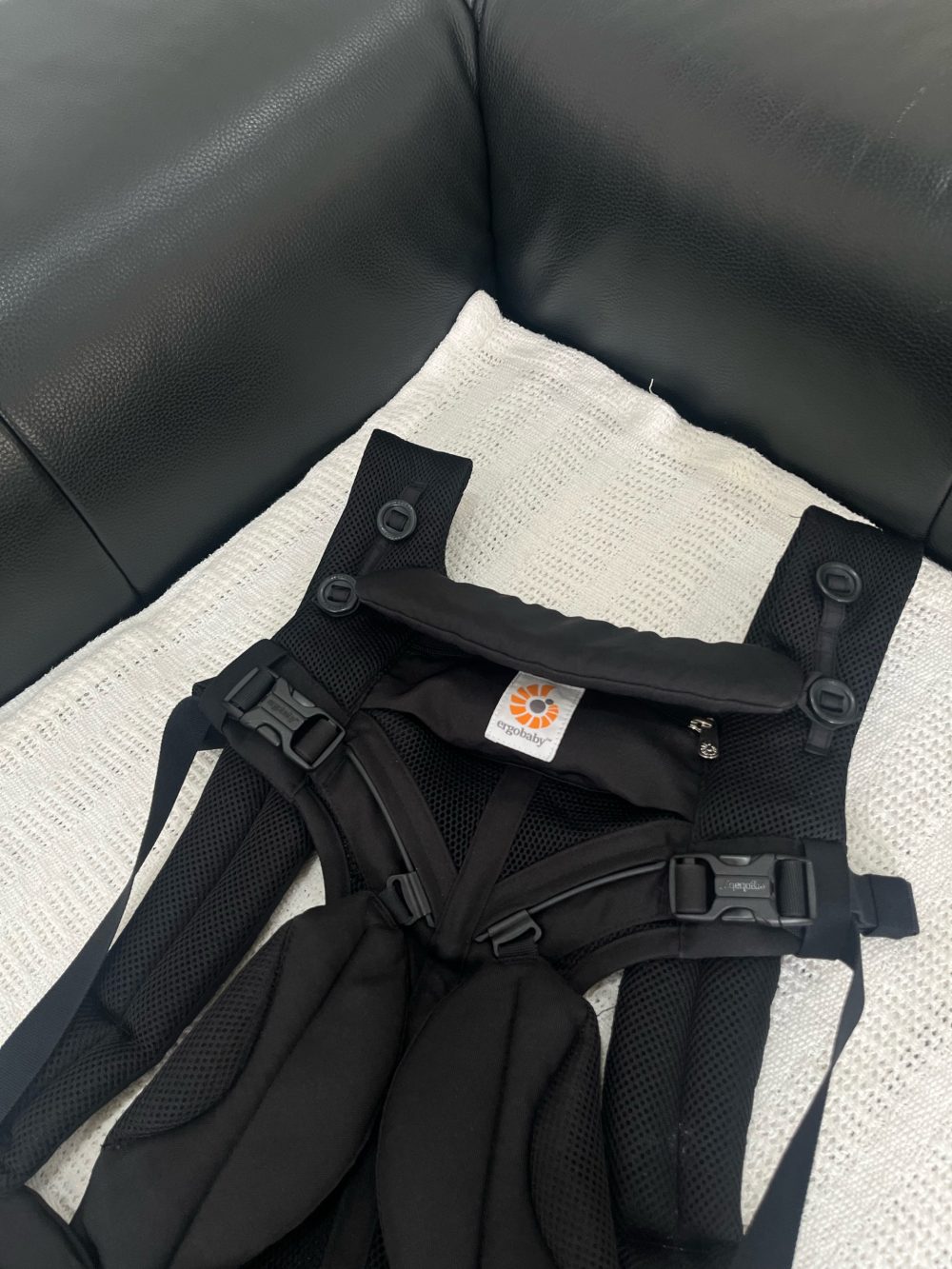 Địu Ergobaby Omni 360 Cool Air Mesh, Onyx Black ( Size: 3.2->20kg ~ 0->48m) - Ảnh 6