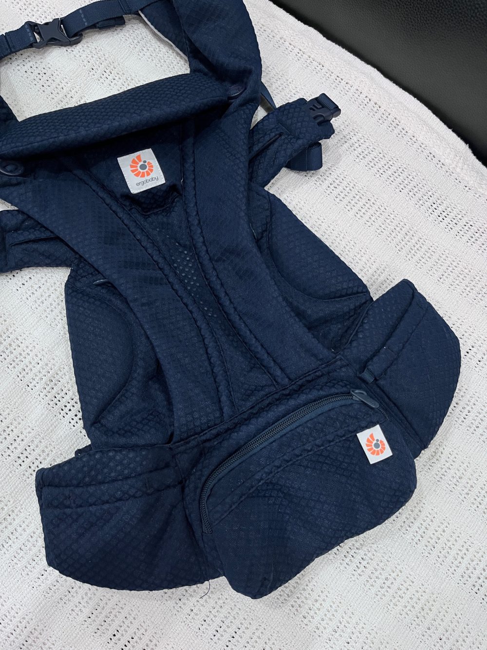 Địu bé Ergobaby Omni Deluxe, Midnight Blue ( size: 0->48m~ 3kg2->20kg4) full box - Ảnh 24