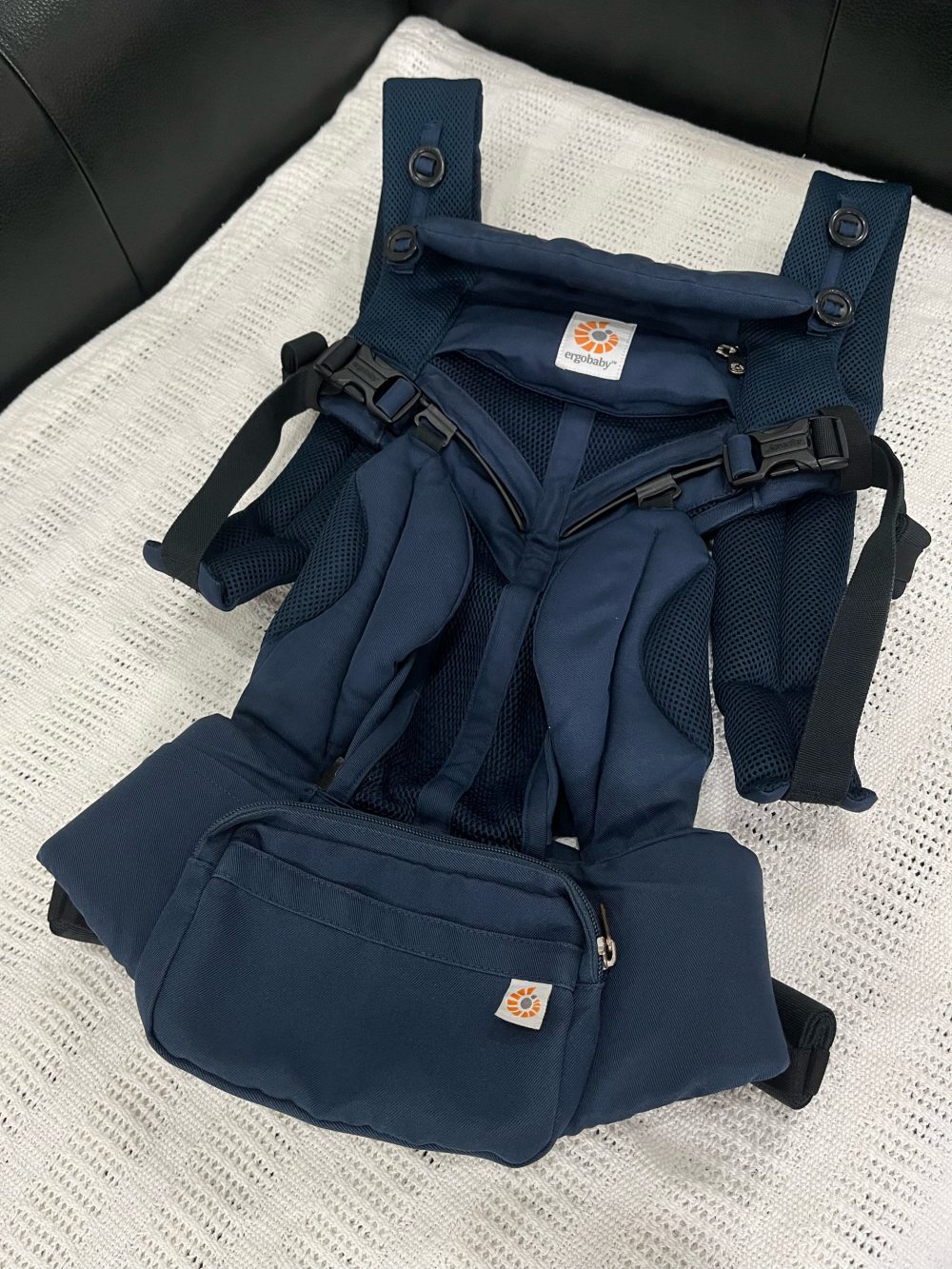 Địu Ergobaby Omni 360 Cool Air Mesh, Midnight Blue ( size: 3kg2->20kg~ 0->48m) - Ảnh 6