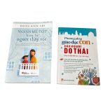 Set 2 cuốn sách người mẹ tốt hơn là người thầy tốt, phương pháp giáo dục con của người Do Thái