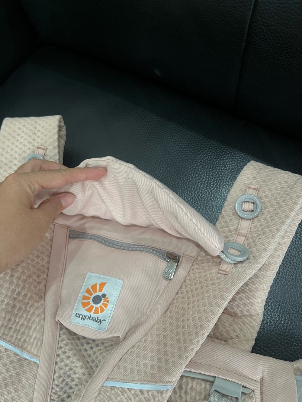Địu cho bé Ergobaby Omni Breeze, Pink Quartz ( size: 3kg2->20kg~ 0->48m) - Ảnh 5