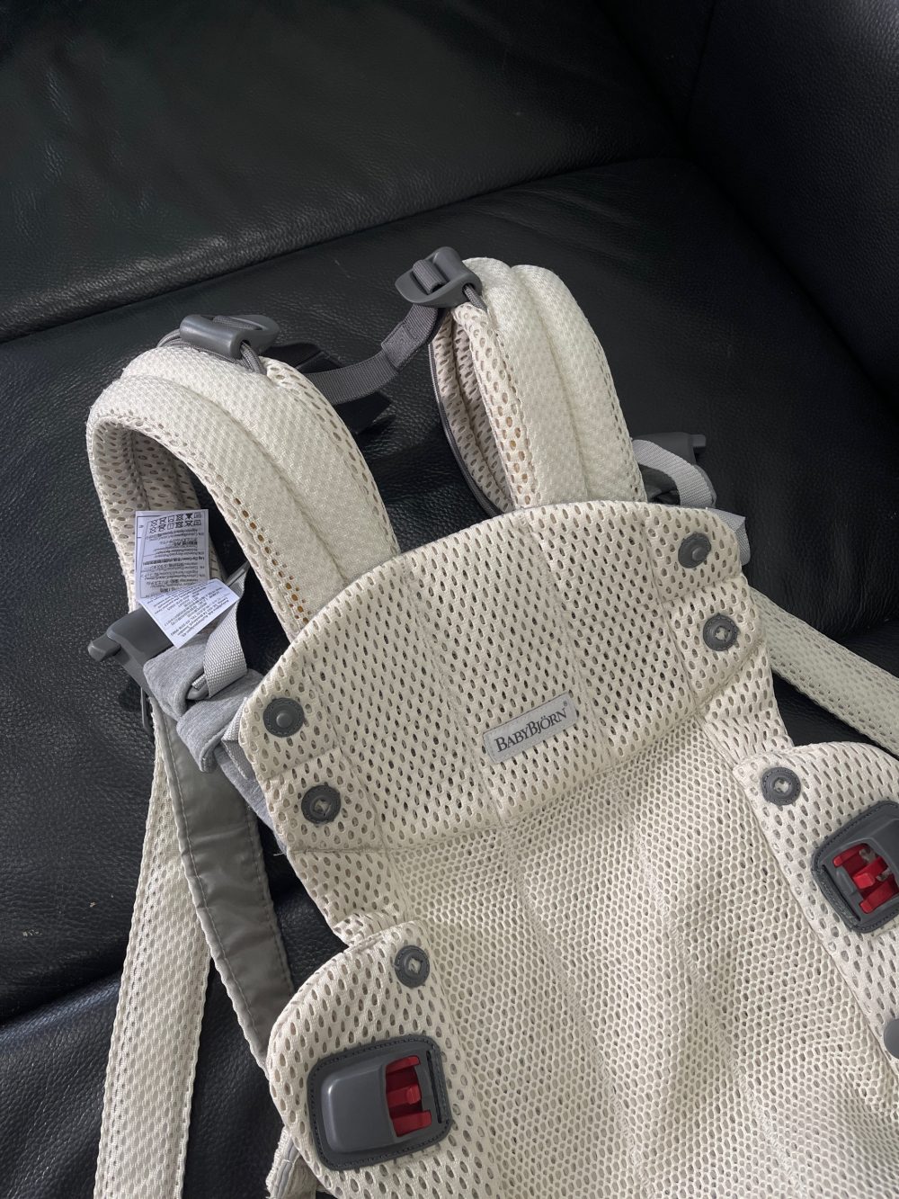 Địu Baby Bjorn Harmony màu kem (0->3y, tối đa 15kg, full box) - Ảnh 3