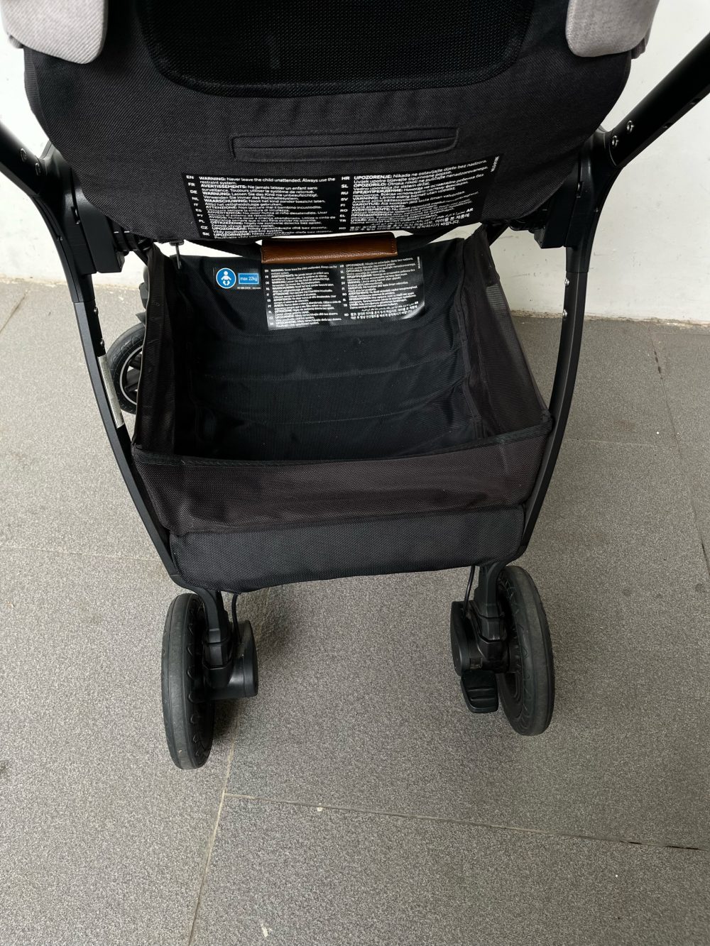 Xe đẩy Nuna triv màu xám khung đen ( size: 0->22kg) - Ảnh 21