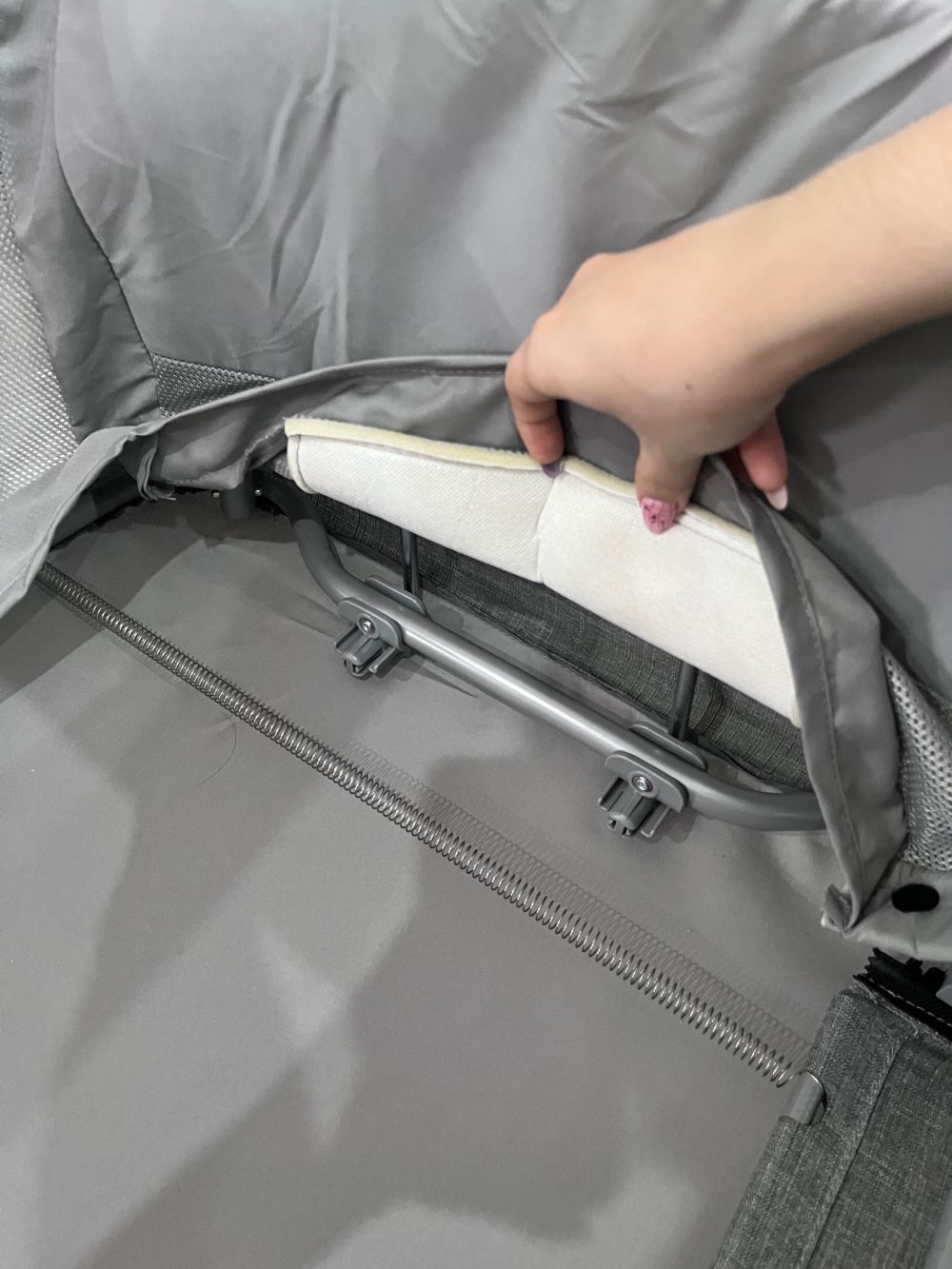 Nôi ngủ Joie Roomie Glide Foggy Gray (tối đa 9kg) - Ảnh 12