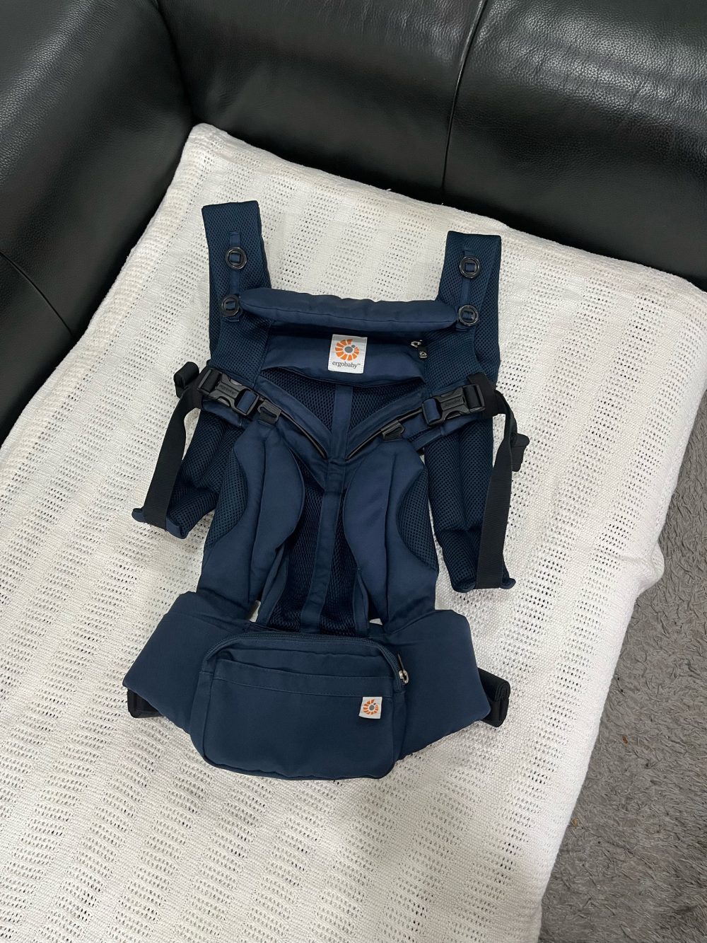 Địu Ergobaby Omni 360 Cool Air Mesh, Midnight Blue ( size: 3kg2->20kg~ 0->48m) - Ảnh 9