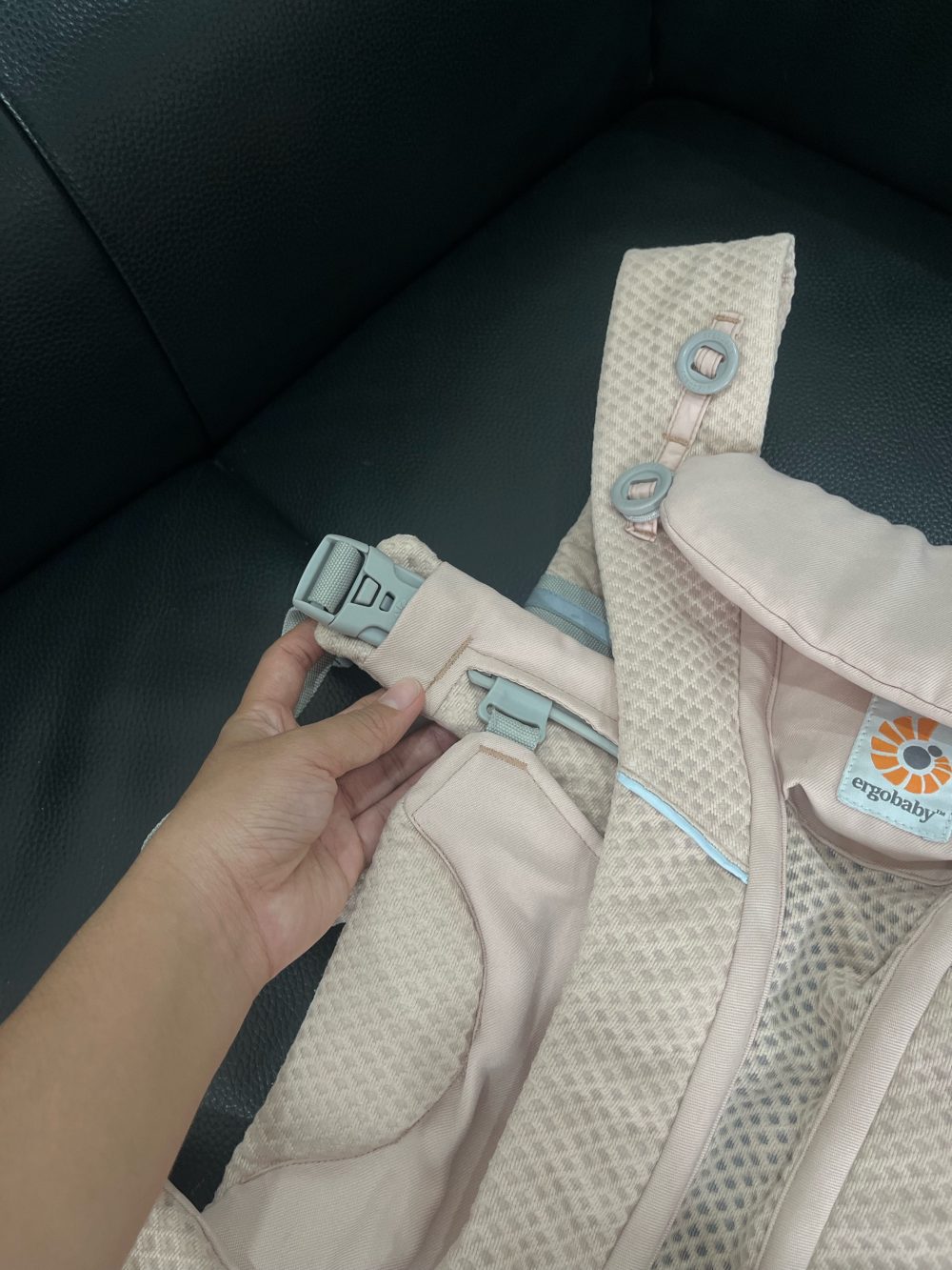 Địu cho bé Ergobaby Omni Breeze, Pink Quartz ( size: 3kg2->20kg~ 0->48m) - Ảnh 2