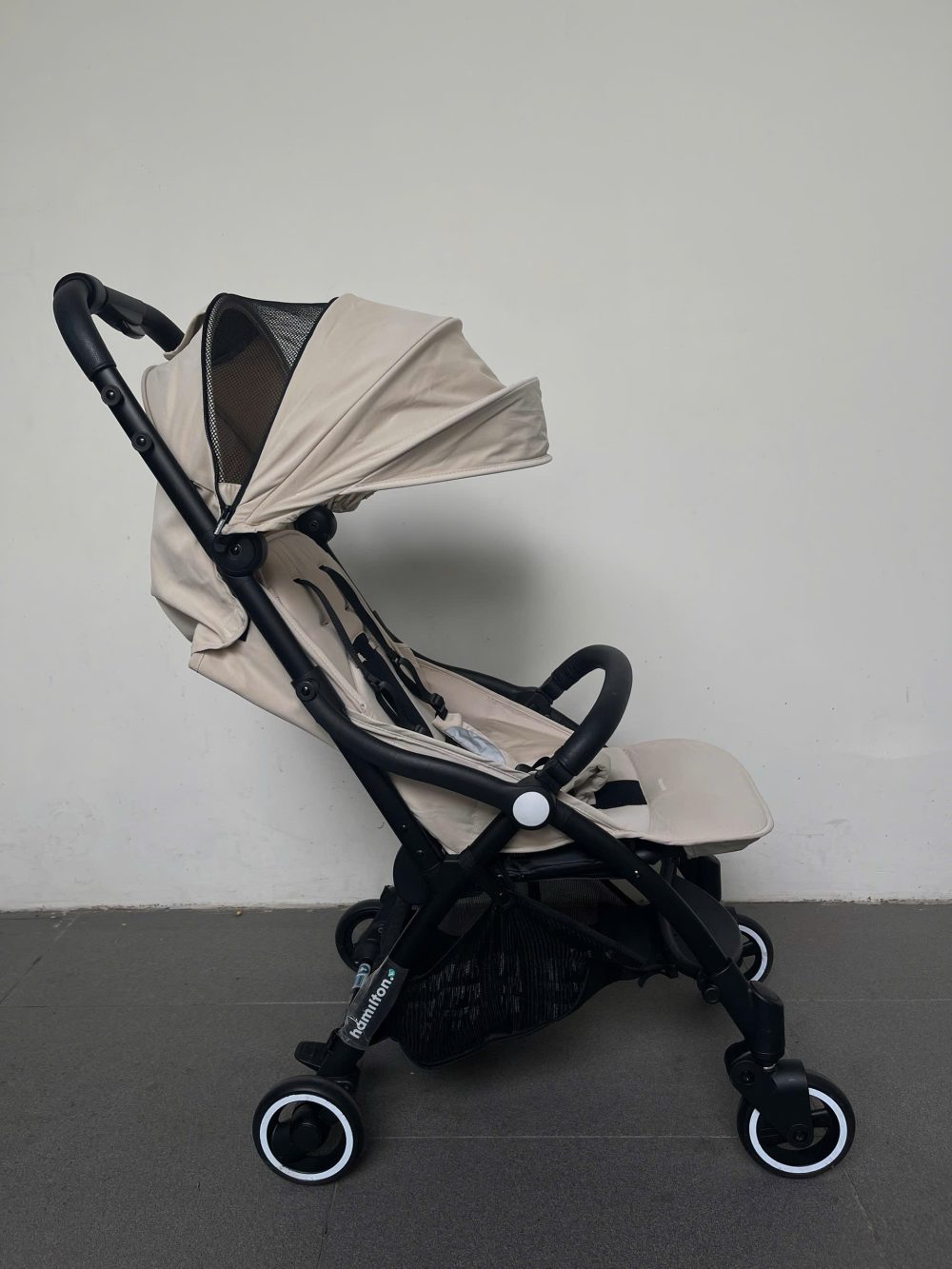 Xe đẩy Hamilton x1 plus màu be (size: sơ sinh->20kg ) - Ảnh 9