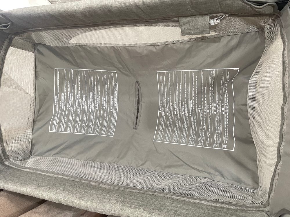 Giường cũi cho bé Joie Kubbie Sleep Foggy Gray (tối đa 9kg) - Ảnh 3