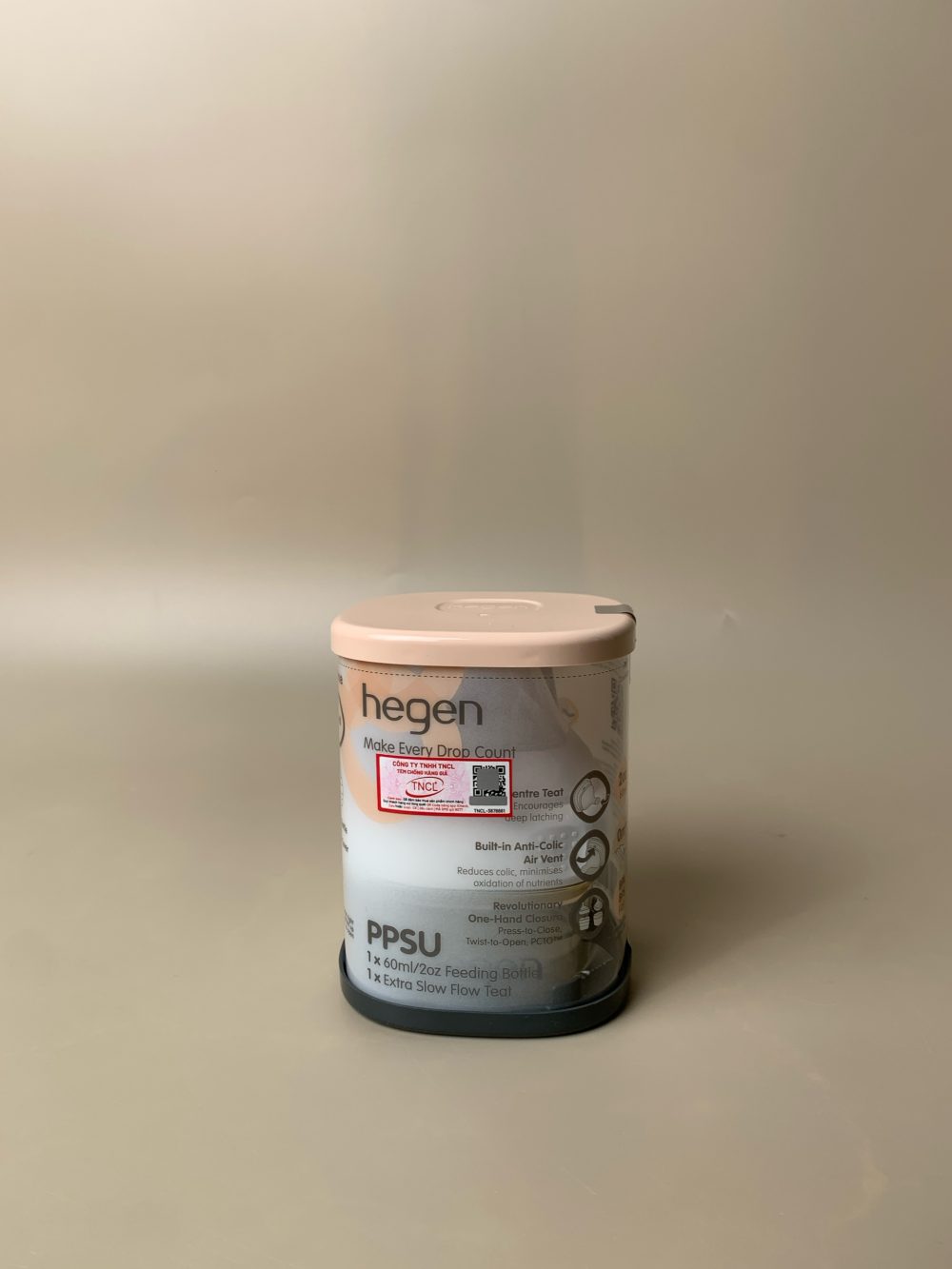 Bình sữa Hegen PPSU 60ml (0m+, mới 100%) - Ảnh 3