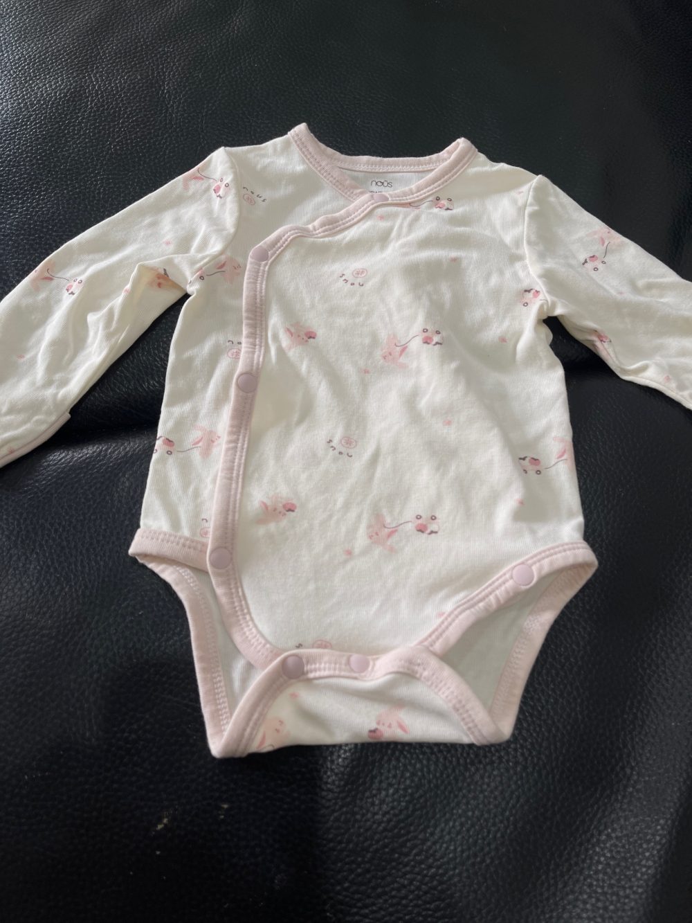 Set đồ Nous màu trắng/hồng (Size: 0->3m) - Ảnh 24