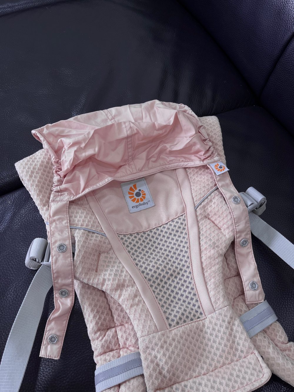 Địu Ergobaby Alta Hip Seat, Pink Quartz (4→48m, tối đa 20kg) - Ảnh 4