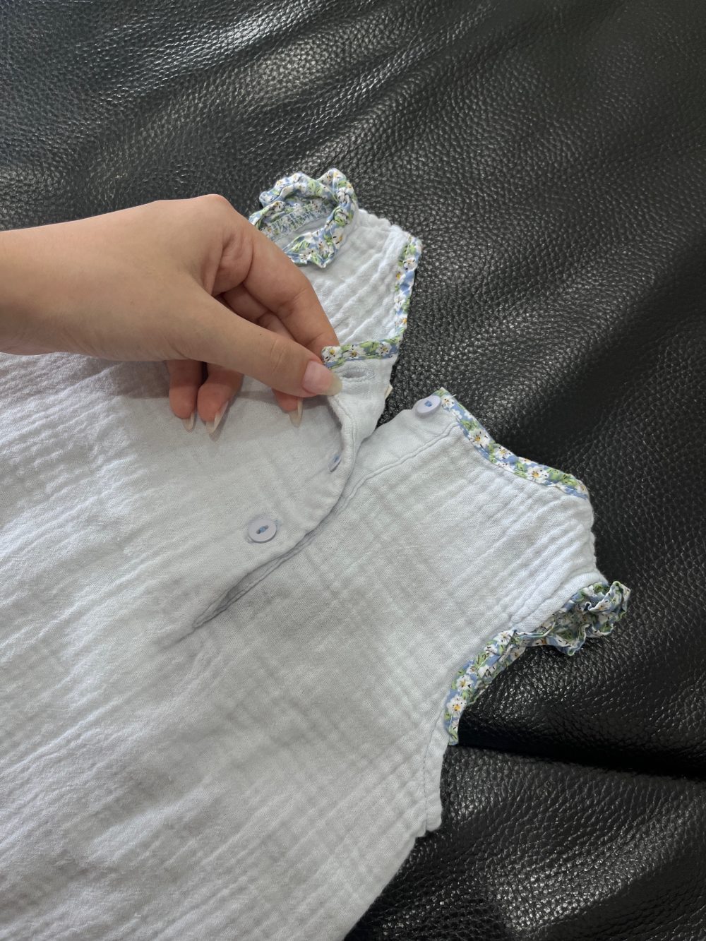 Set 2 đồ bộ cotton Verdaubet màu be, Abetta màu xanh (12→18m) - Ảnh 6