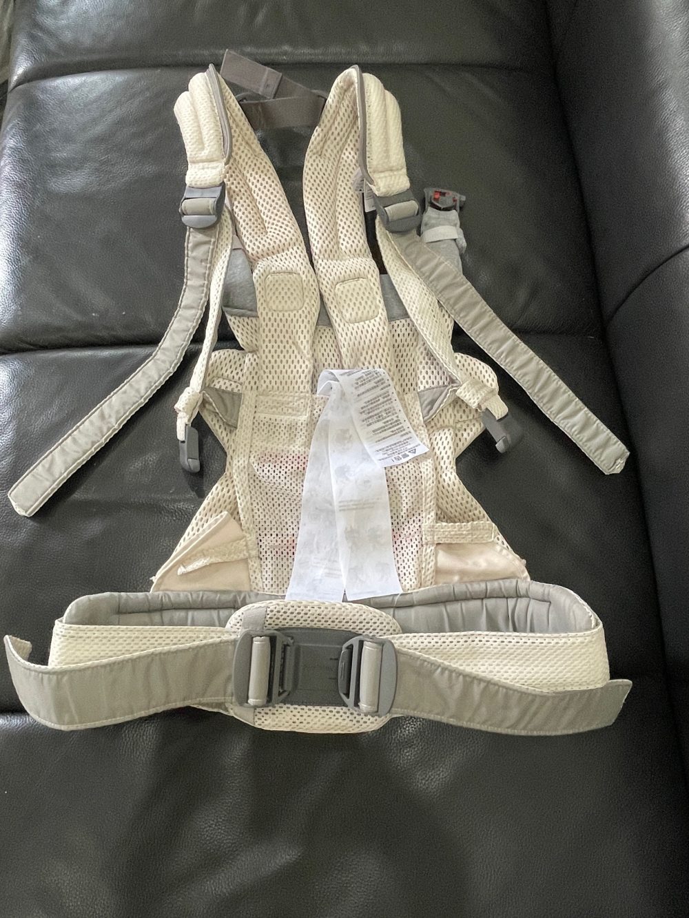 Địu Baby Bjorn Harmony màu kem (0->3y, tối đa 15kg, full box) - Ảnh 11