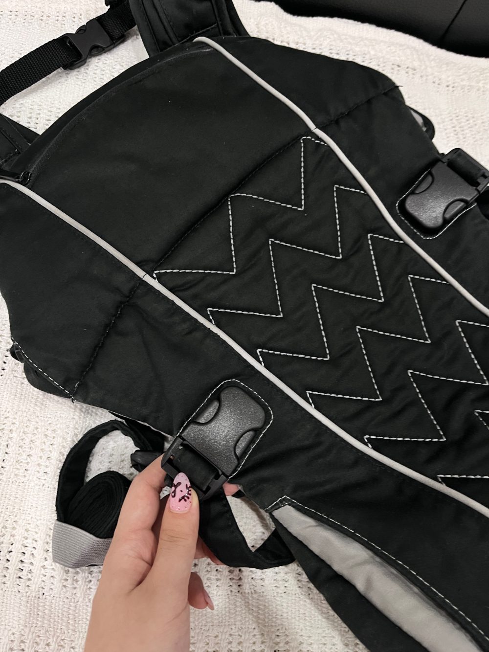 Địu 4 tư thế Mothercare ( size: Sơ sinh-> 15kg) tặng kèm dây đeo đa năng Lil' Sidekick - Ảnh 21
