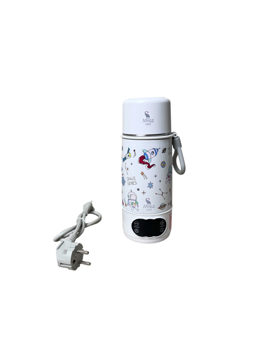 9538e8c102eb47c49586fd5c6620fb9b Bình đun nước cầm tay Moaz BéBé màu trắng (no box) - Ảnh 1