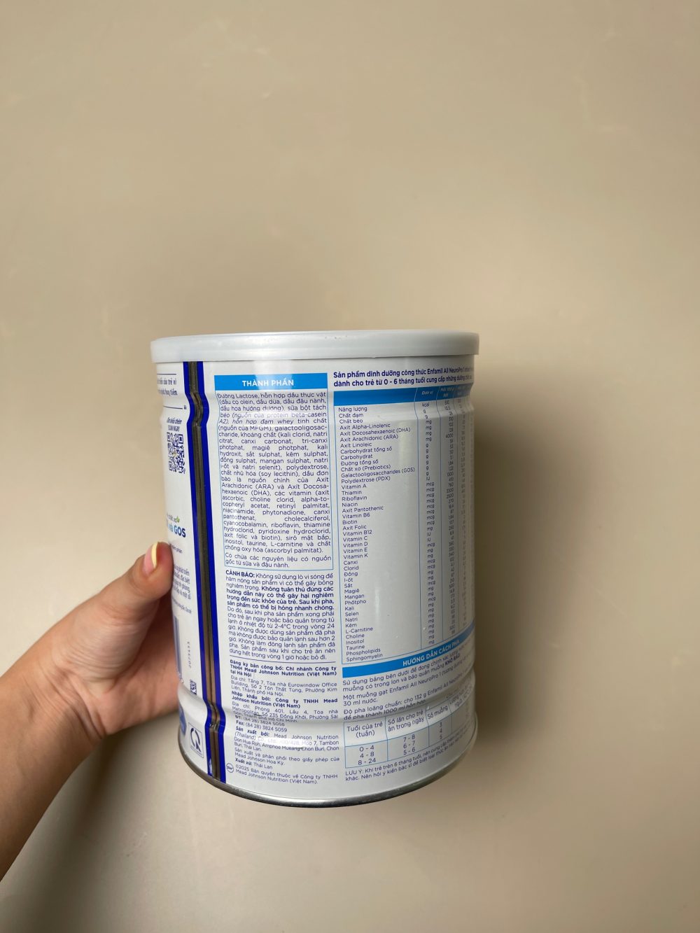 Sữa bột Enfamil A2 Neuro pro 800g - seal Concung (Date: 12/03/2028, 0->6m) - Ảnh 3