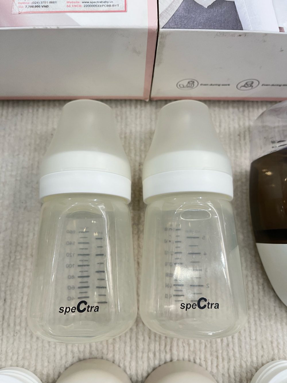 Bộ 2 máy hút sữa rảnh tay không dây Spectra Wearable ( full box) - Ảnh 16
