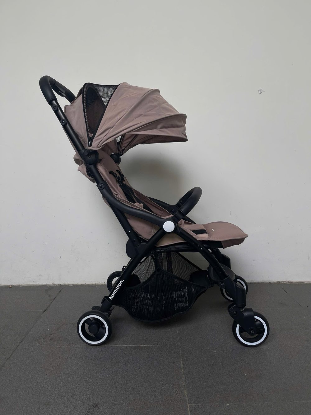 Xe đẩy gấp gọn Hamilton X1 plus màu nâu ánh hồng ( size: sơ sinh -> 20kg) - Ảnh 4