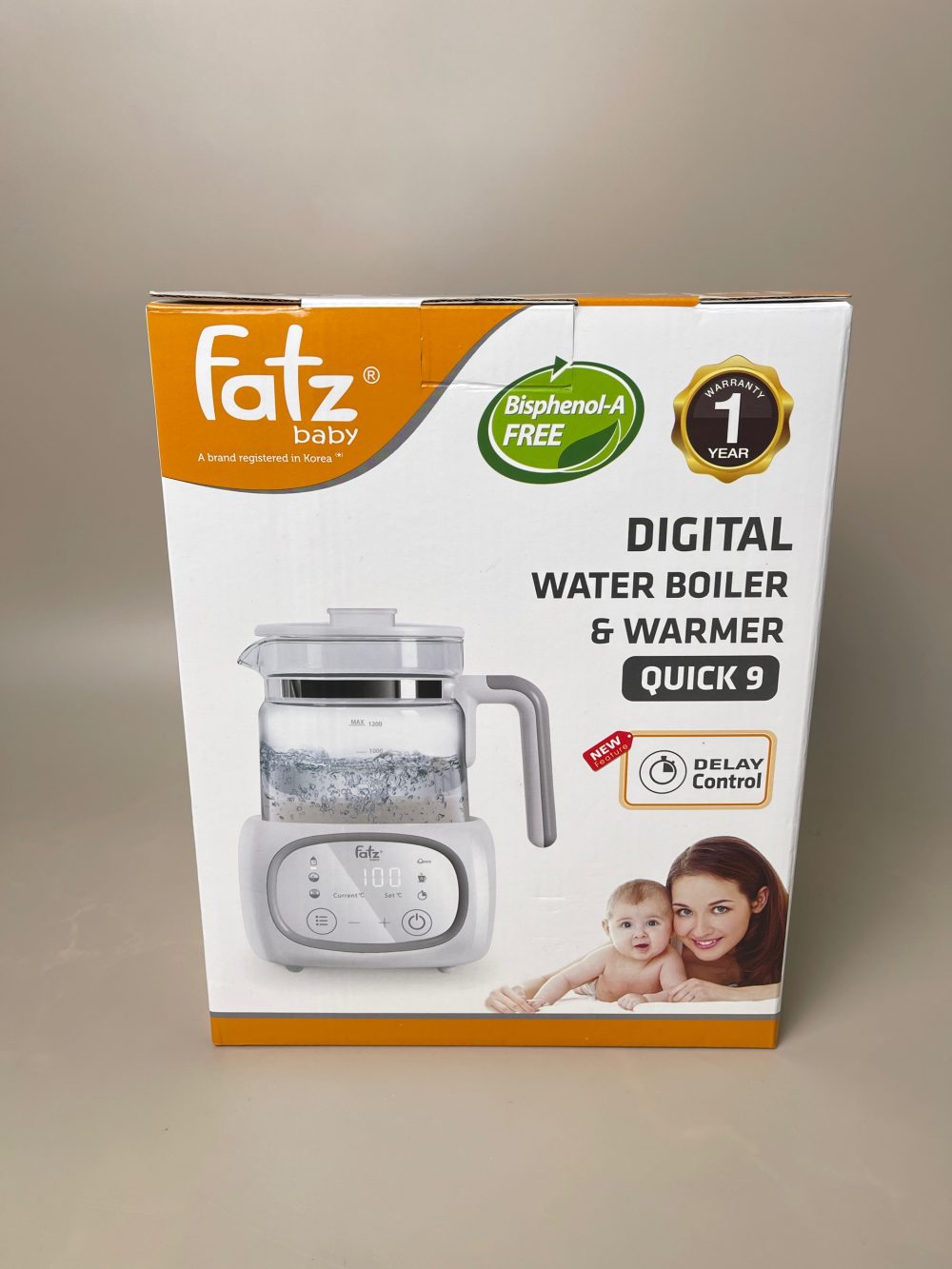 Máy đun và hâm nước pha sữa Fatzbaby Quick 9 ( fullbox) - Ảnh 9