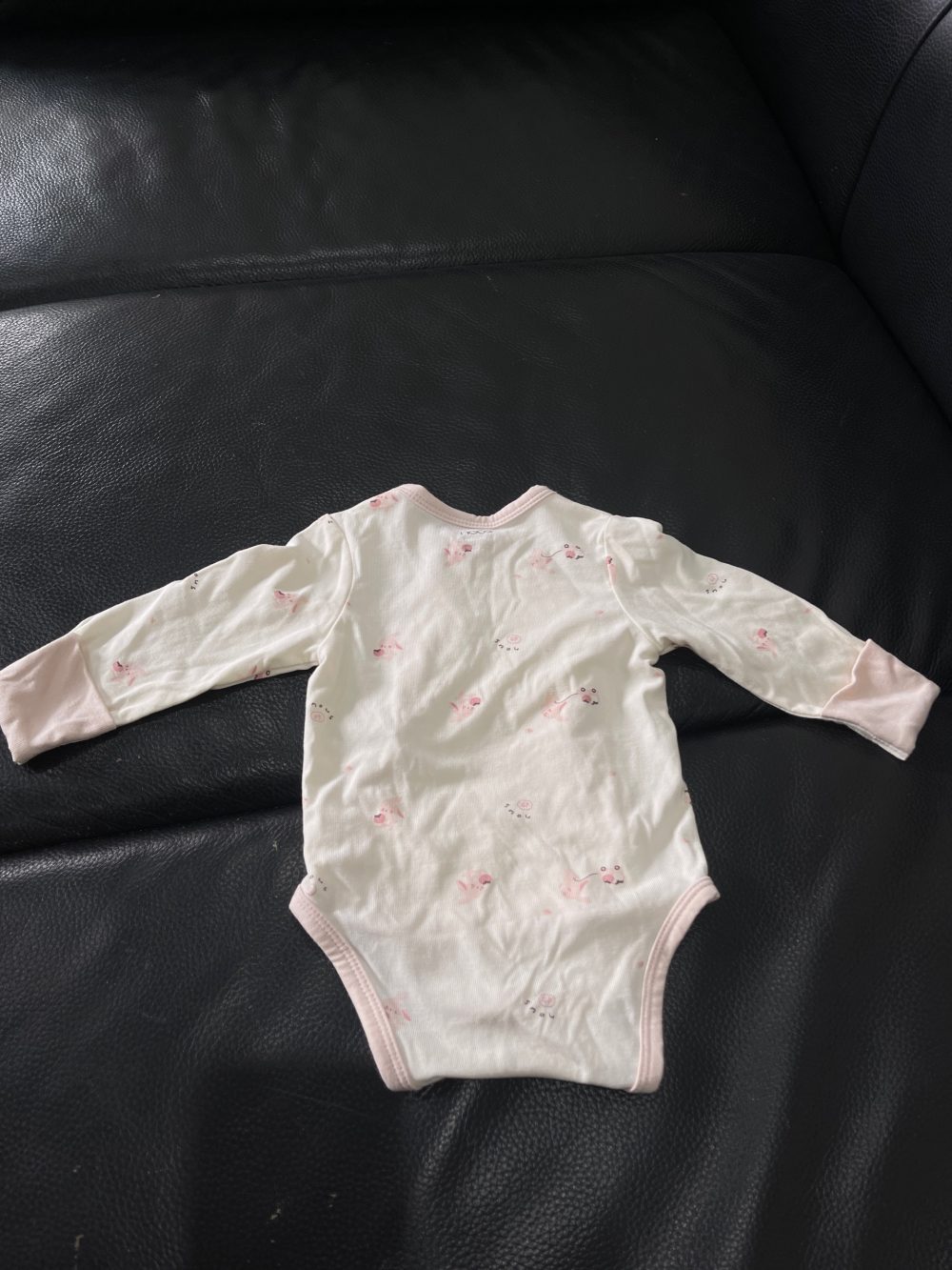 Set đồ Nous màu trắng/hồng (Size: 0->3m) - Ảnh 14