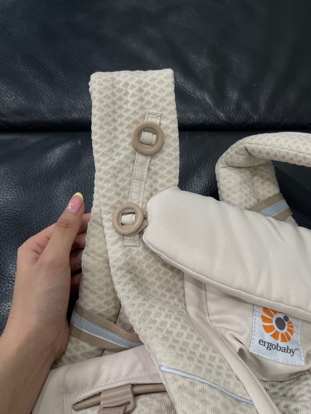 Địu Ergobaby Omni Breeze màu be (no box, size: 3kg2→20kg~ 0→48m) - Ảnh 23