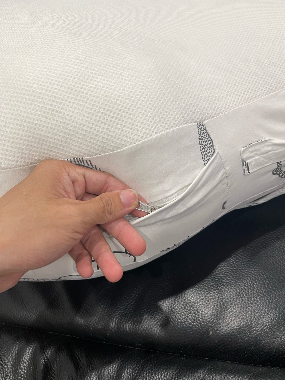 Gối chống trào ngược Dono&dono vải airmesh (hoạ tiết động vật) - Ảnh 11