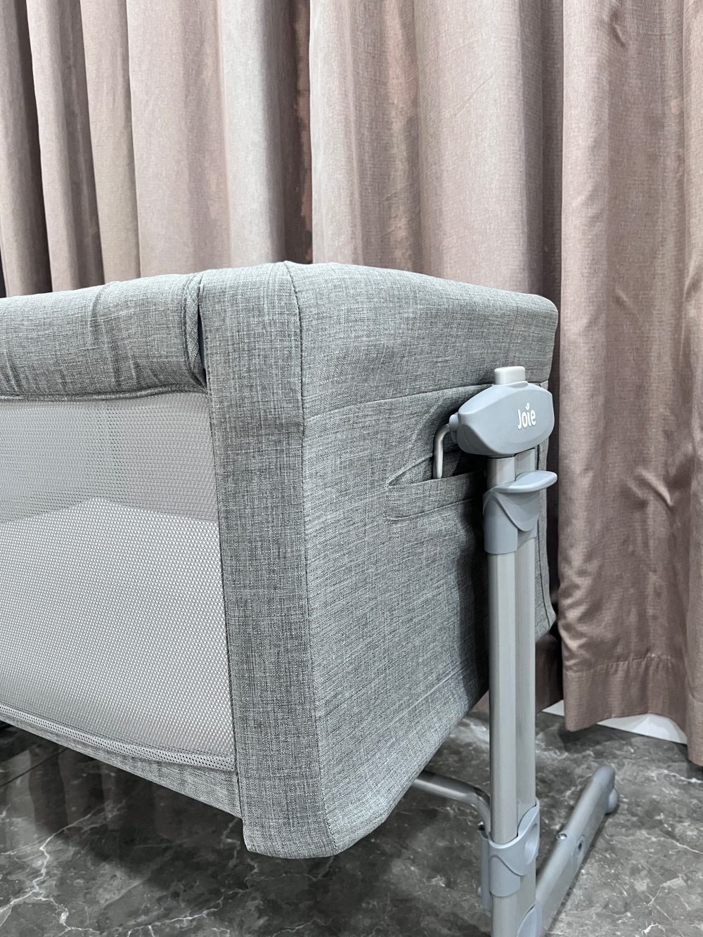 Nôi ngủ Joie Roomie Glide Foggy màu xám (tối đa 9kg) - Ảnh 6