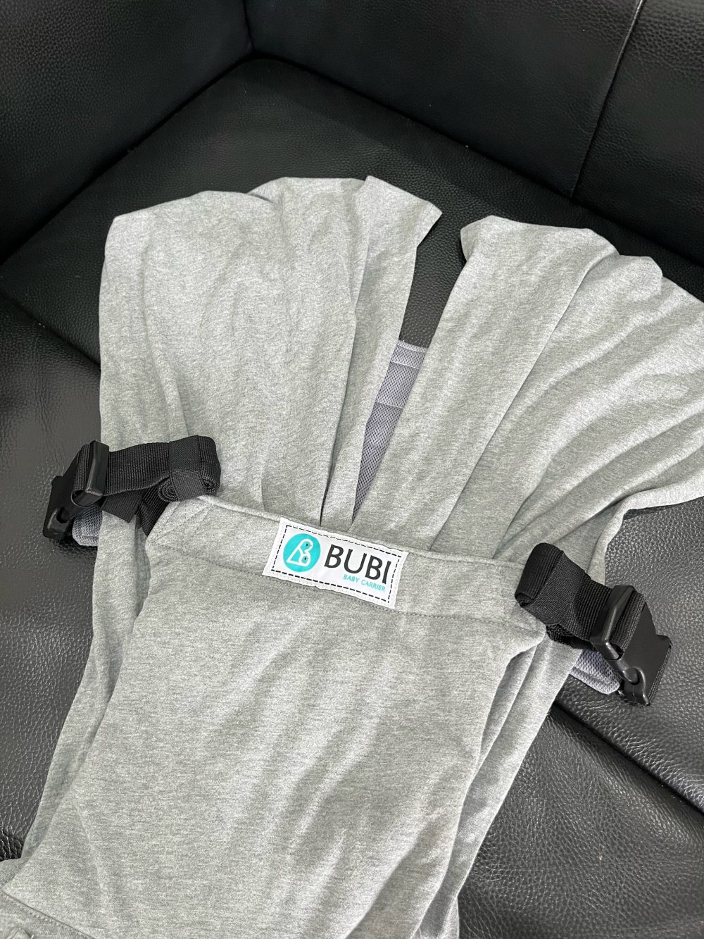 Địu vải BUBI Gen3 trợ lực vải cotton màu xám ( size: ) cho bé 0->2y~ 3kg5->14kg - Ảnh 8