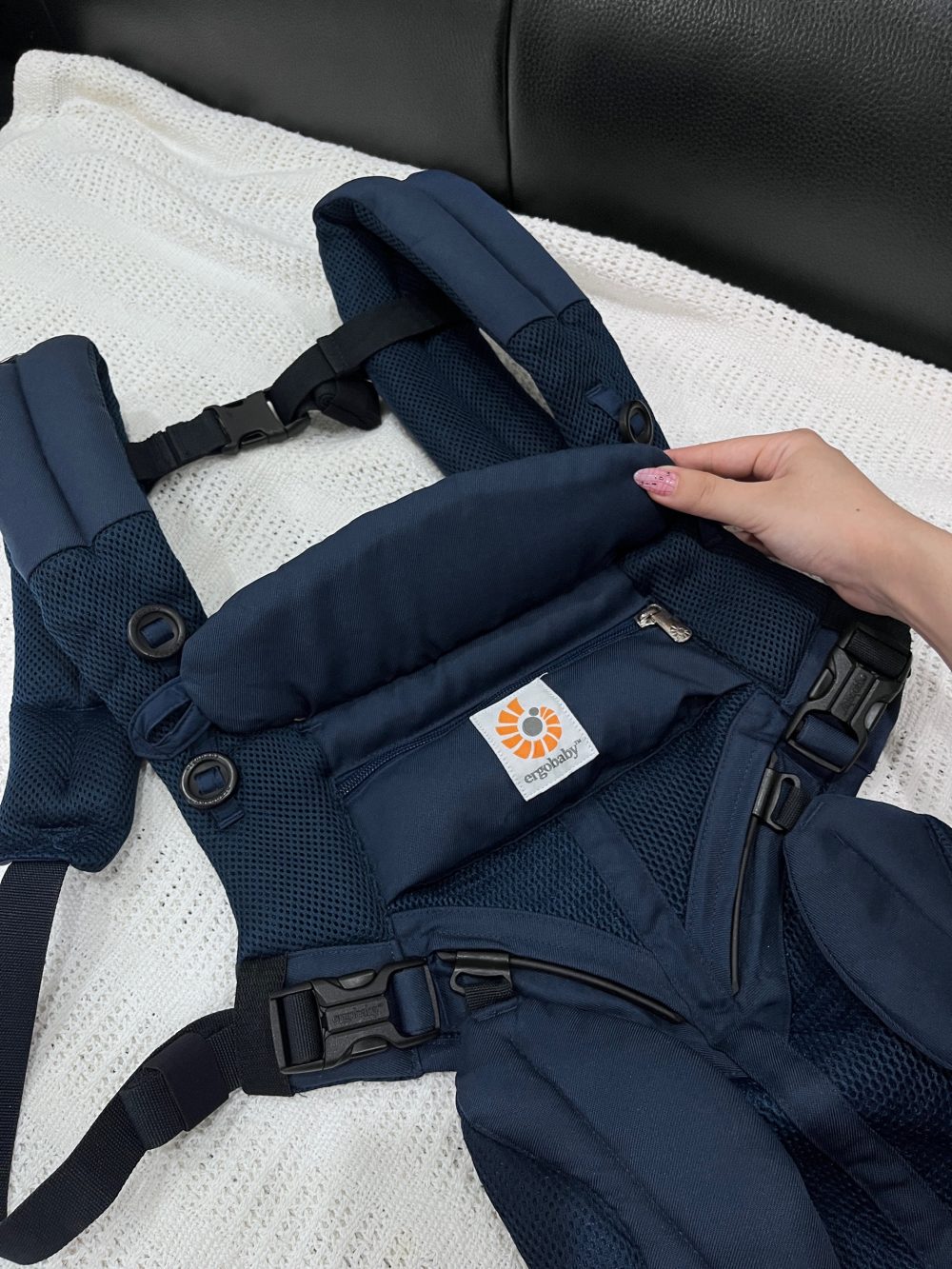 Địu Ergobaby Omni 360 Cool Air màu xanh (0→4y ~ 3,2→20,4kg) - Ảnh 13