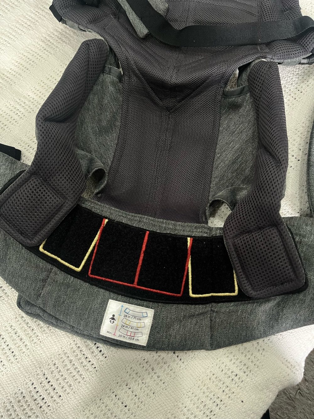 Địu Ergobaby Omni 360 Cool Air Mesh, Classic Weave( size: 3kg2->20kg~ 0->48m) tặng kèm choàng địu, yếm địu - Ảnh 19