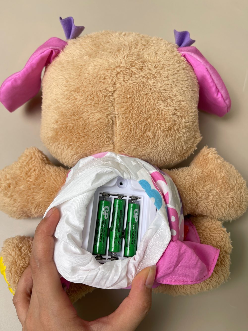 Cún bông biết nói Fisher Price của Mỹ màu hồng - Ảnh 10