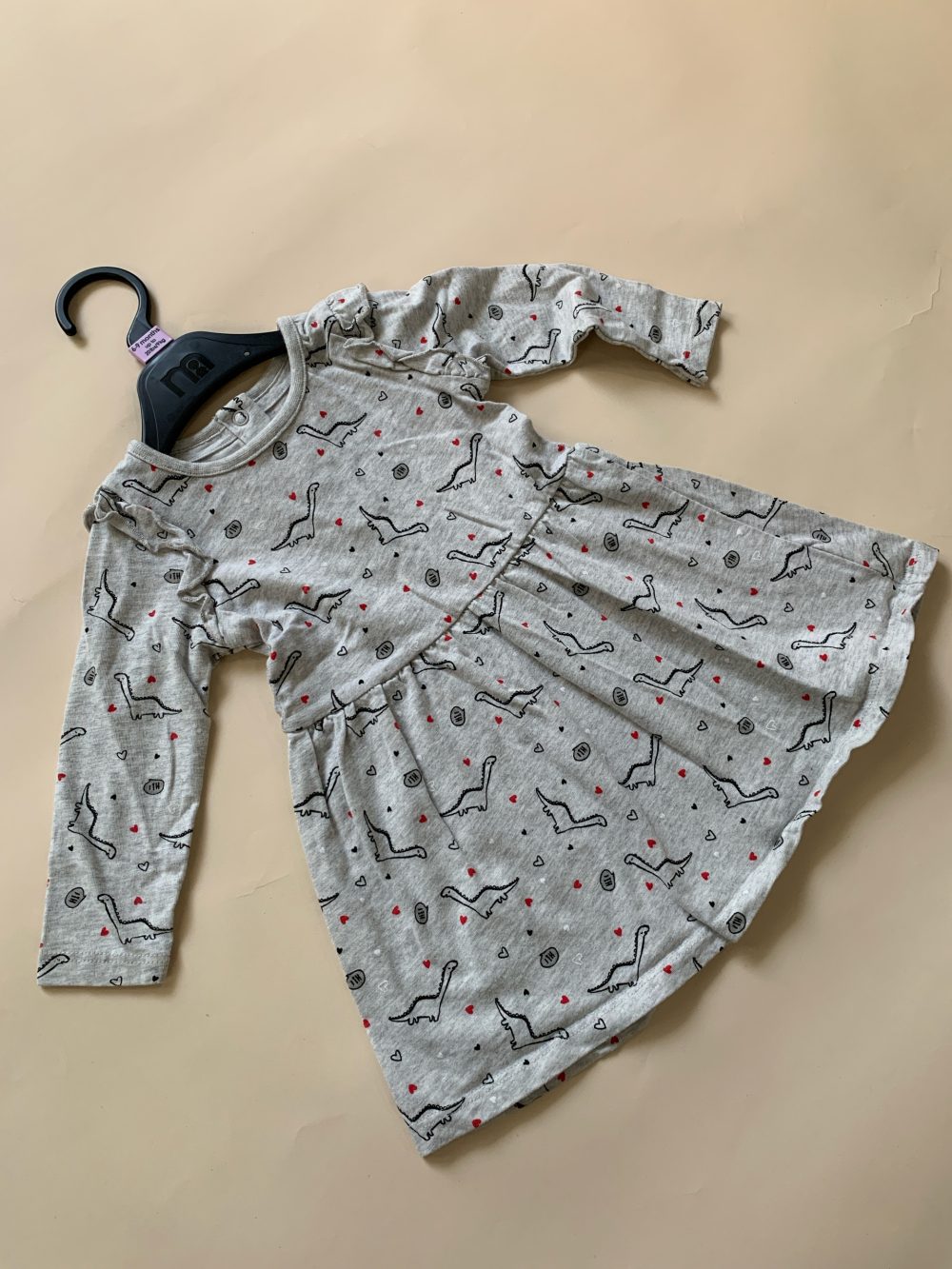 Set 2 đầm tay dài Mother Care hoạ tiết màu xám, xanh - Ảnh 16