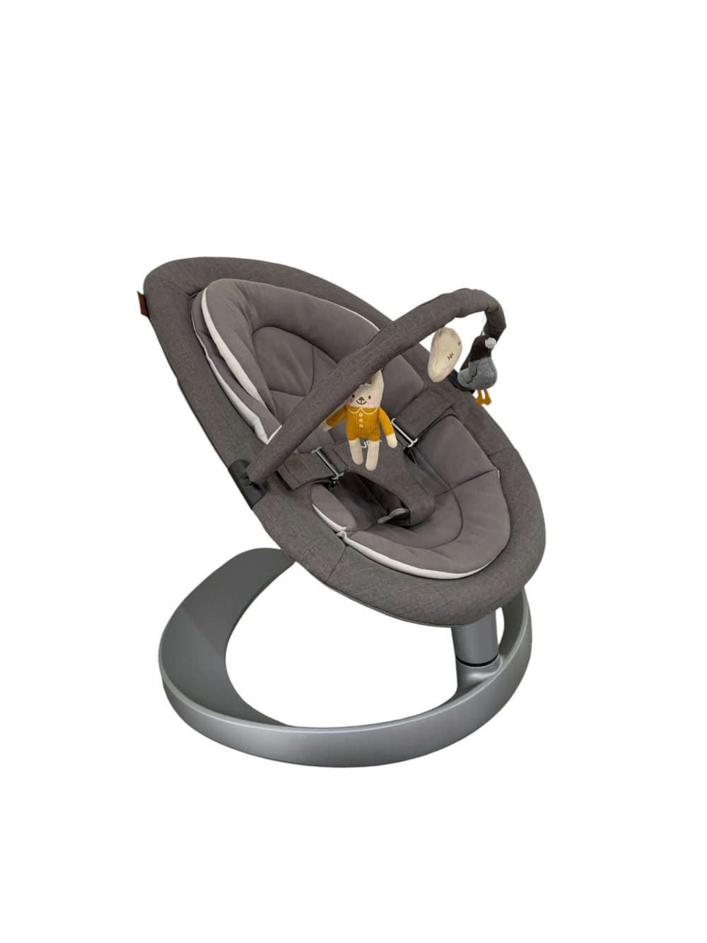 9f4dd1a66fb340f6b611f9494b4e5292 Nôi Nuna Leaf Grow Bouncer màu granite( 0m+) - Ảnh 1