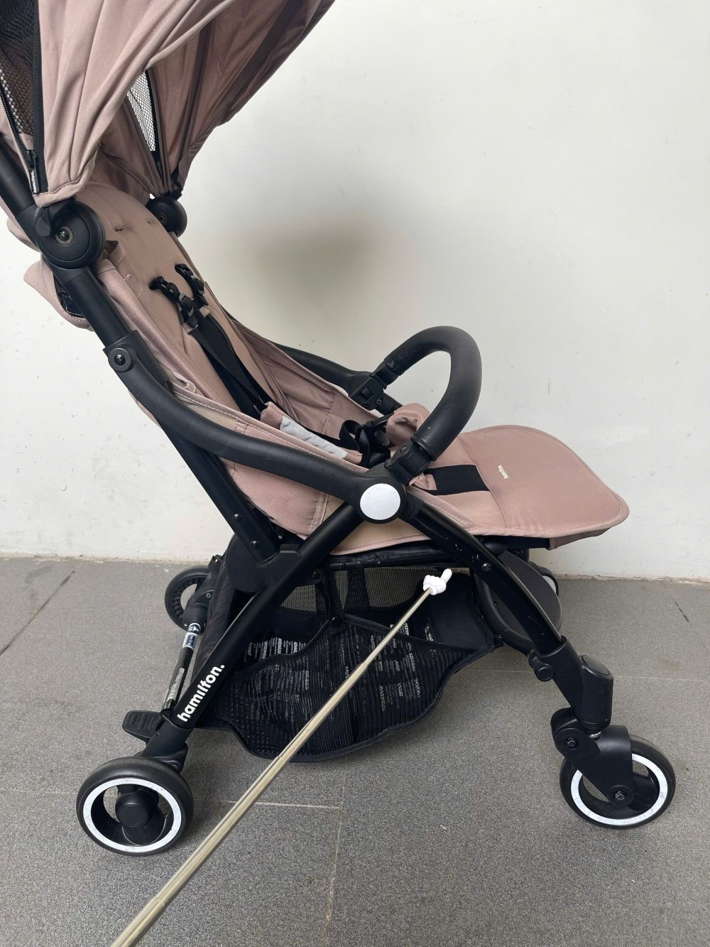 Xe đẩy gấp gọn Hamilton X1 plus màu nâu ánh hồng ( size: sơ sinh -> 20kg) - Ảnh 19
