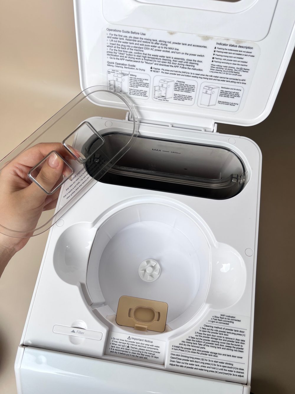 Máy pha sữa Niucun pro (full box) - Ảnh 6