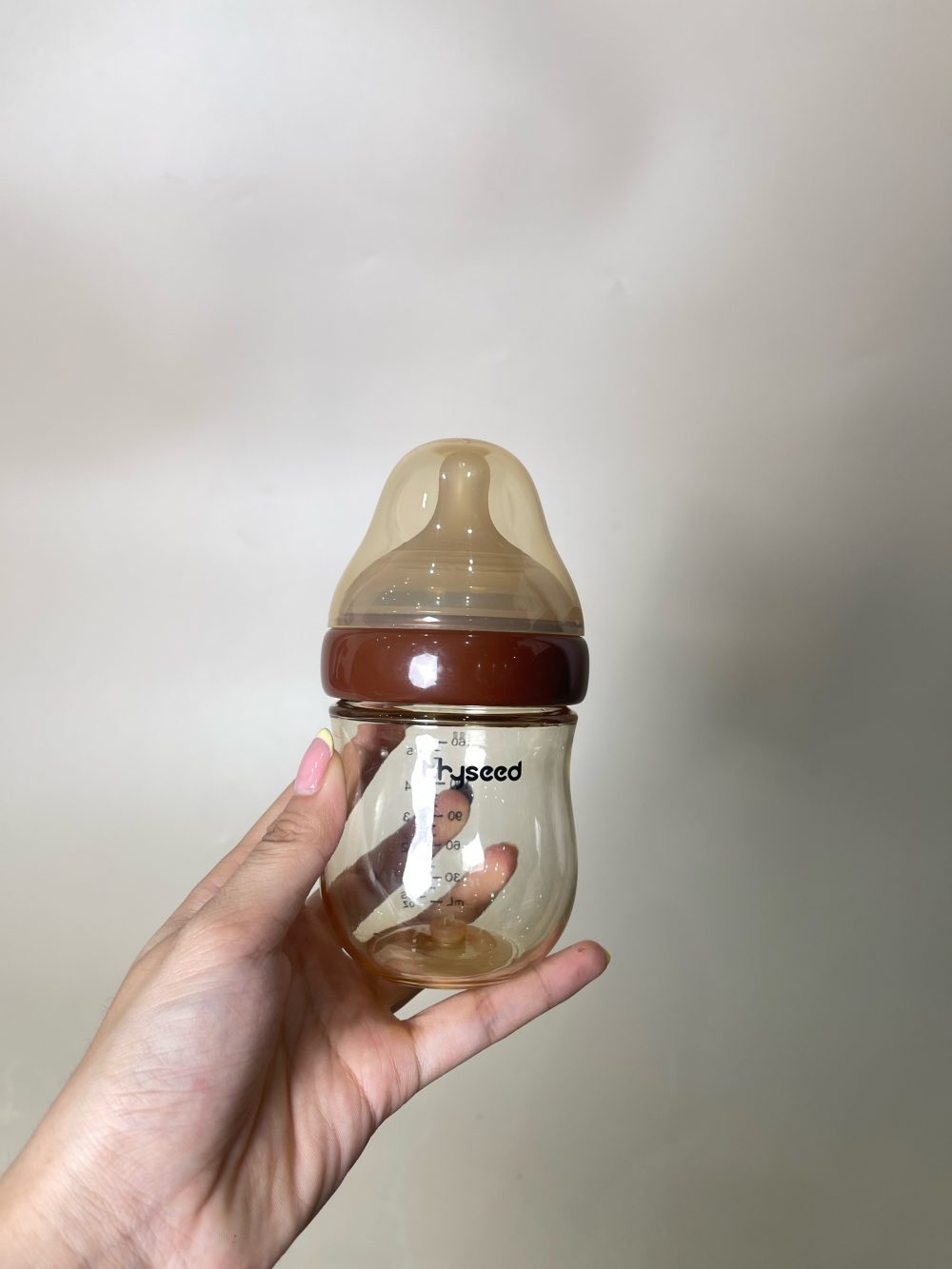 Bình sữa Thyseed PPSU cổ rộng 160ml (Size: 3-6m) - Ảnh 9
