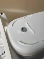 Set 4 món thau tắm, tựa lưng, ca tắm, mũ tắm màu xám, trắng - Ảnh 11