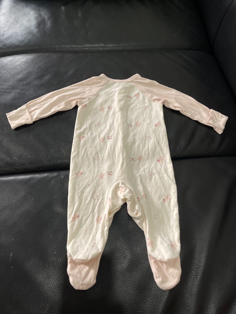 Set bộ bodysuit và nhộng chũn màu hồng Nous, tặng kèm chũn quấn sơ sinh (size 0->3m) - Ảnh 7