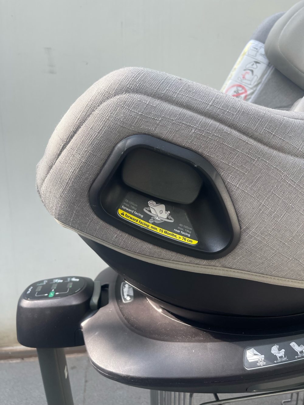 Ghế ngồi ô tô Nuna told next màu xám và base next ( size: sơ sinh-> 25kg) - Ảnh 16
