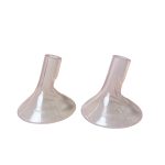 Set 2 phễu hút sữa silicone Mama’s Choice màu hồng nhạt size 15mm