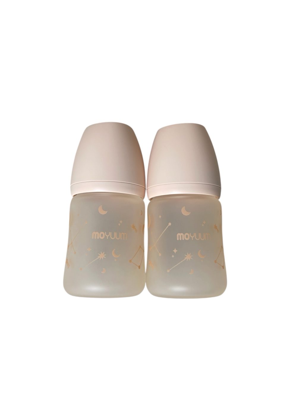 a4afb81d59024f31bbc0105a24f31c2d Set 2 bình sữa Moyuum thủy tinh bọc silicone trăng sao 150ml (không kèm núm ti) - Ảnh 1