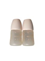 Set 2 bình sữa Moyuum thủy tinh bọc silicone trăng sao 150ml (không kèm núm ti)