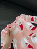 Sleepsuit họa tiết Santa Carter’s màu hồng tặng kèm hoodie suit trắng sọc đỏ (size 12→18m) - Ảnh 2