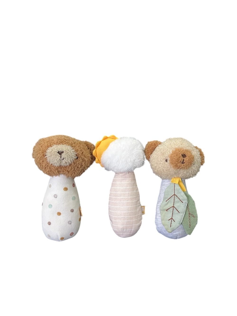 Set 3 đồ chơi cầm tay bóp có tiếng Mothercare - Ảnh 1