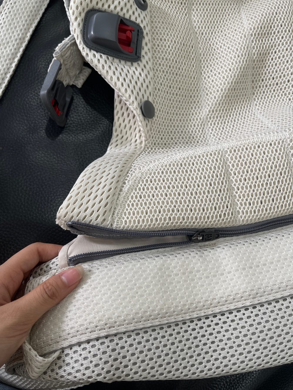Địu Baby Bjorn Harmony màu kem (0->3y, tối đa 15kg, full box) - Ảnh 4