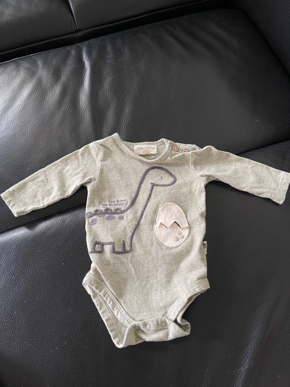 Set bộ bodysuit tay dài khủng long Rabbit Bear và combo 3 đôi tất Carter’s - Ảnh 9