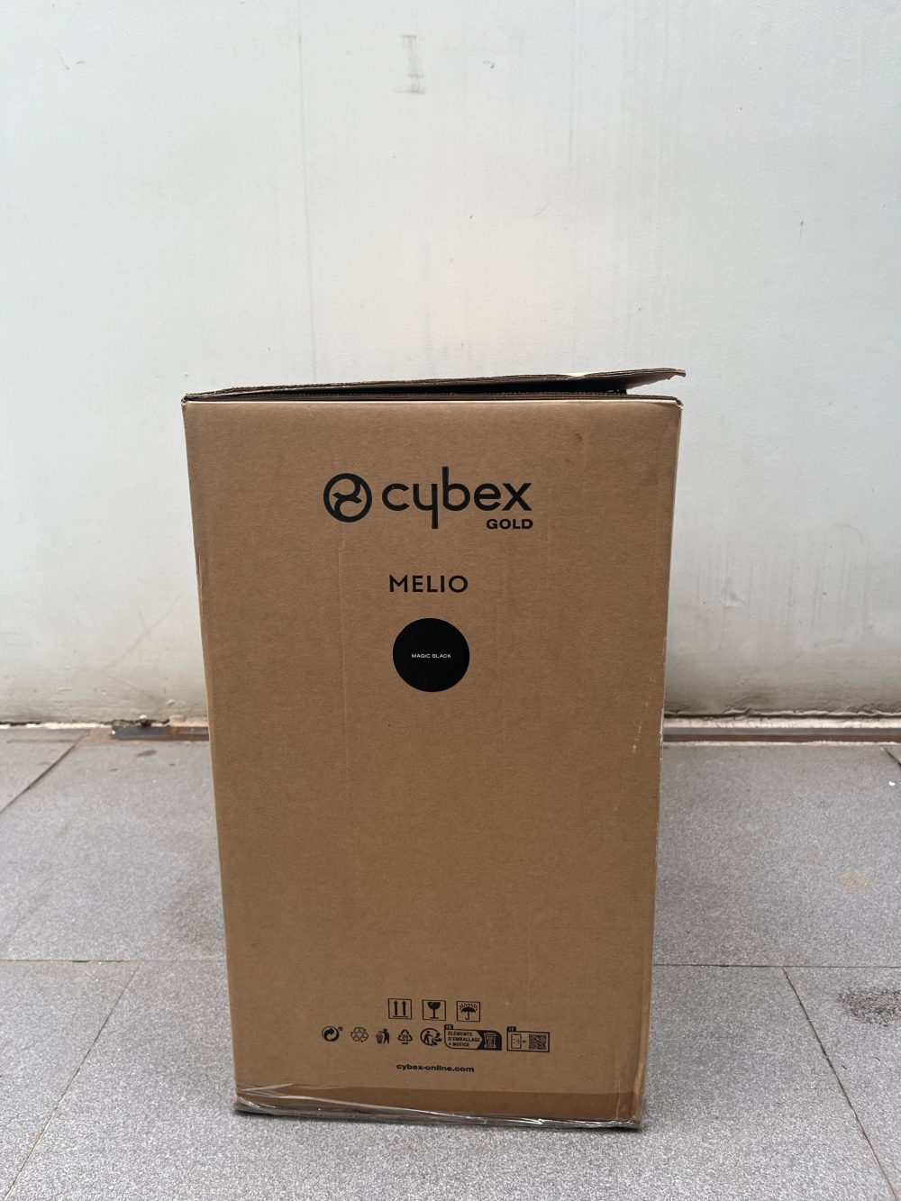 Xe đẩy Cybex melio TPE màu magic black - seal VNQ (Size: sơ sinh->3y, tối đa 15kg) full box - Ảnh 25